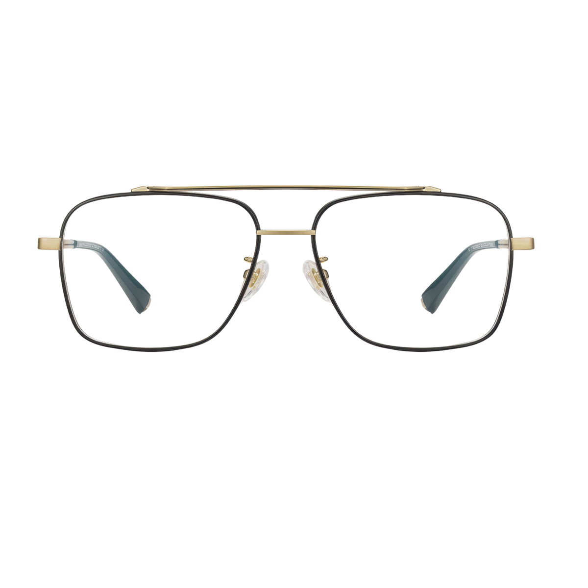 Lunettes anti lumière bleue aviateur homme or
