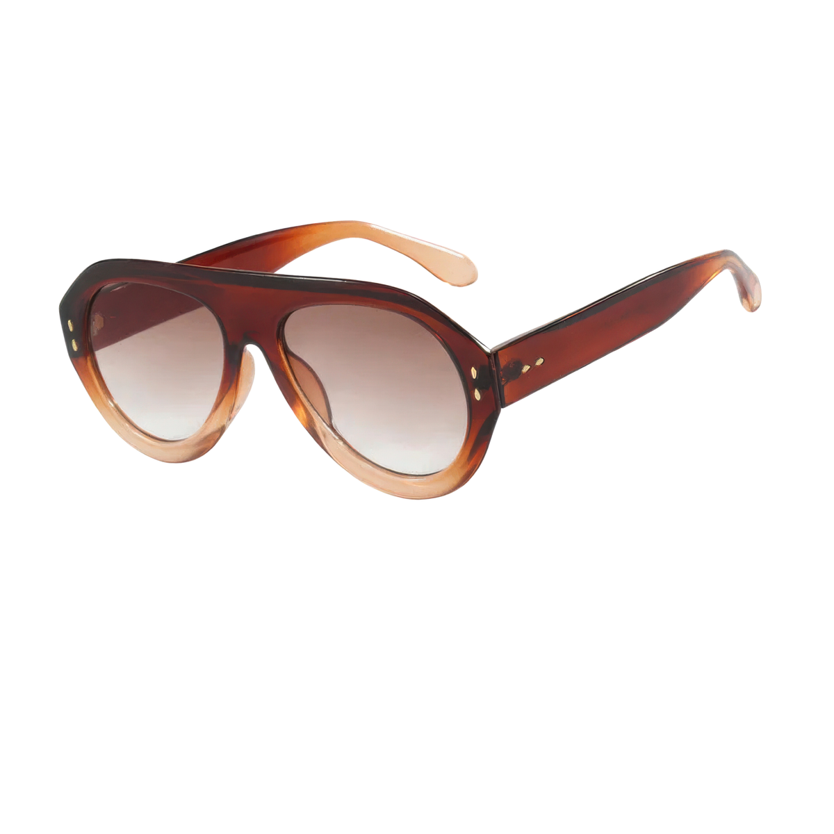 Lunettes aviateur plastique transparent femmes