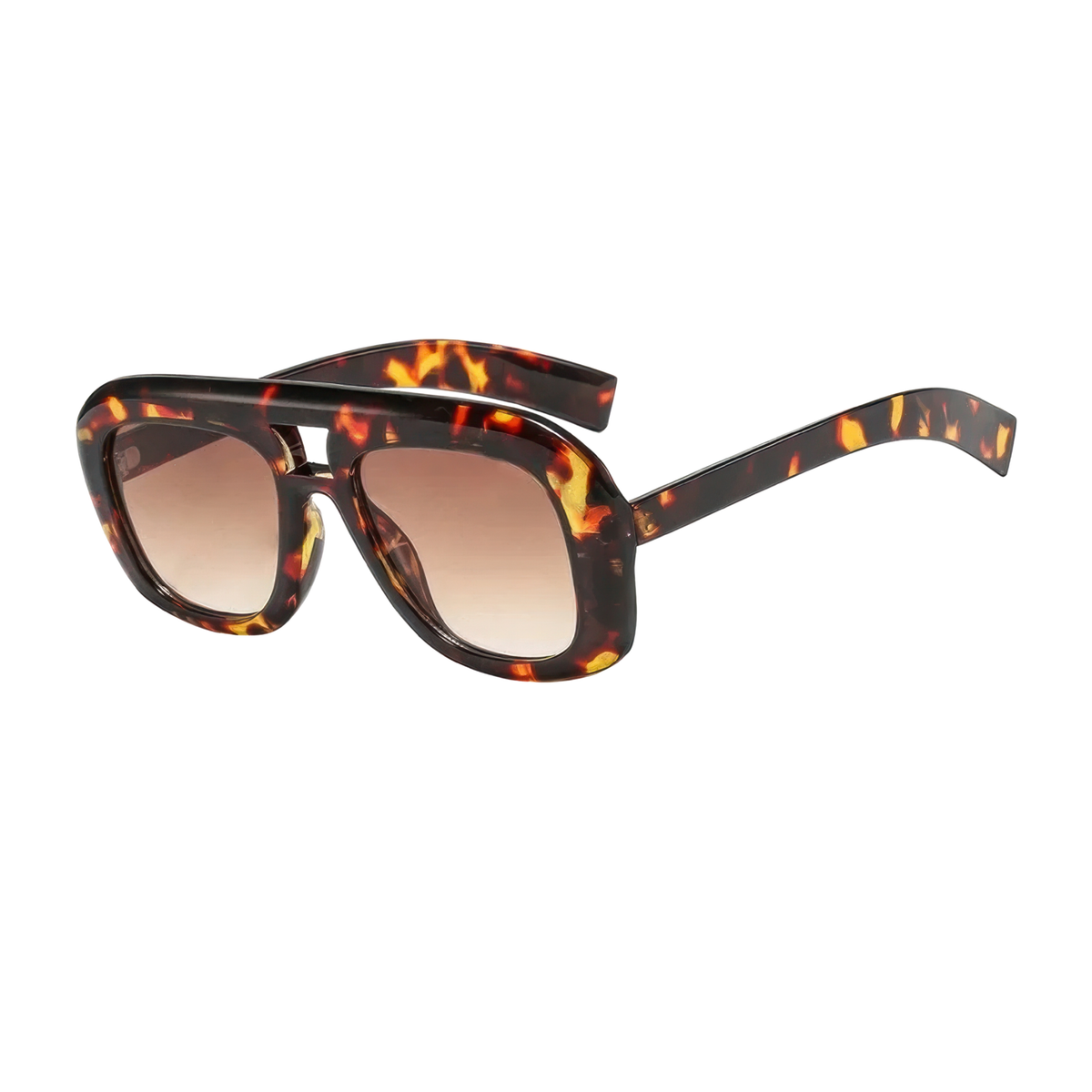 Lunettes de soleil aviateur oversize