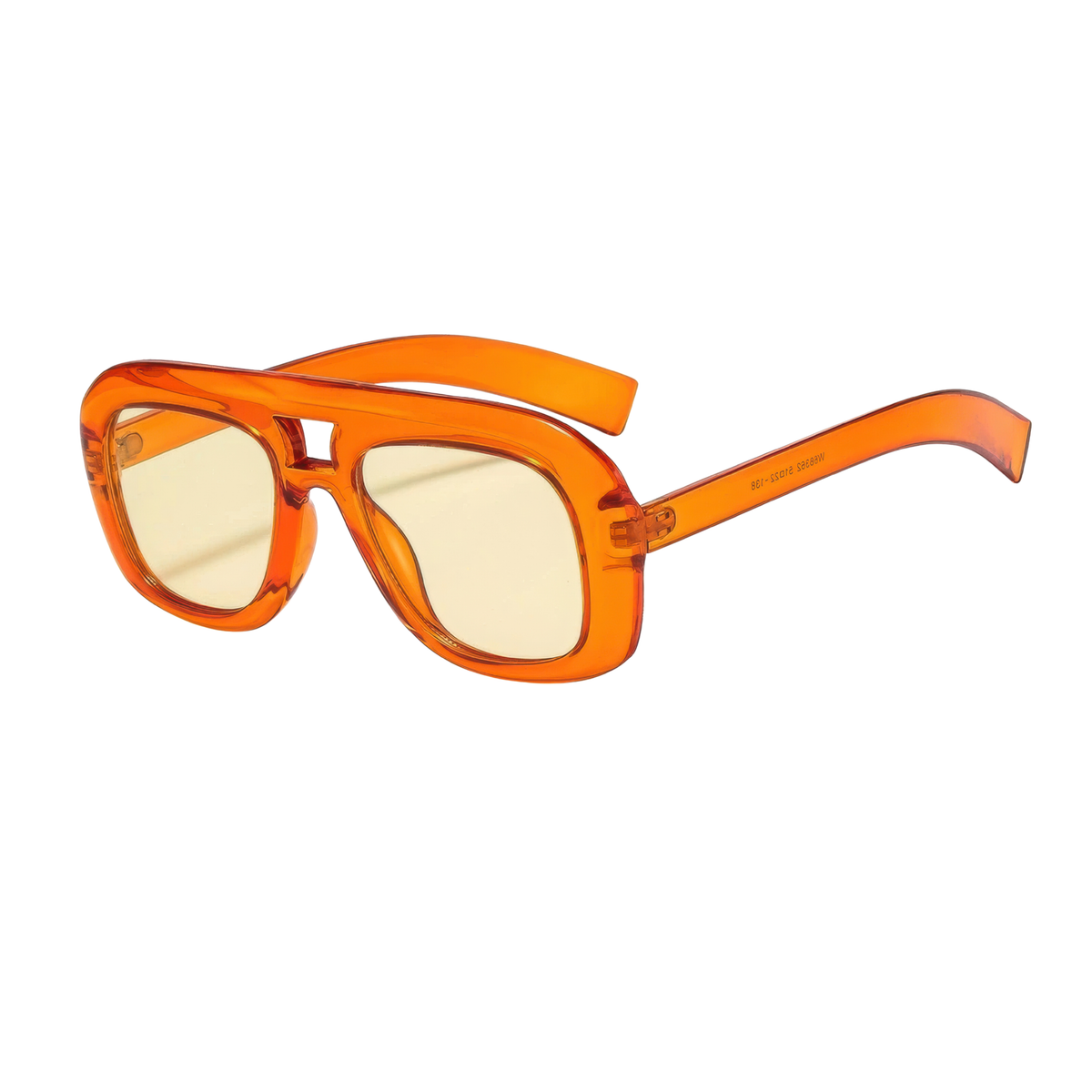 Lunettes oversize de soleil aviateur