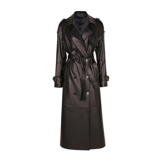 Manteau aviateur long femme