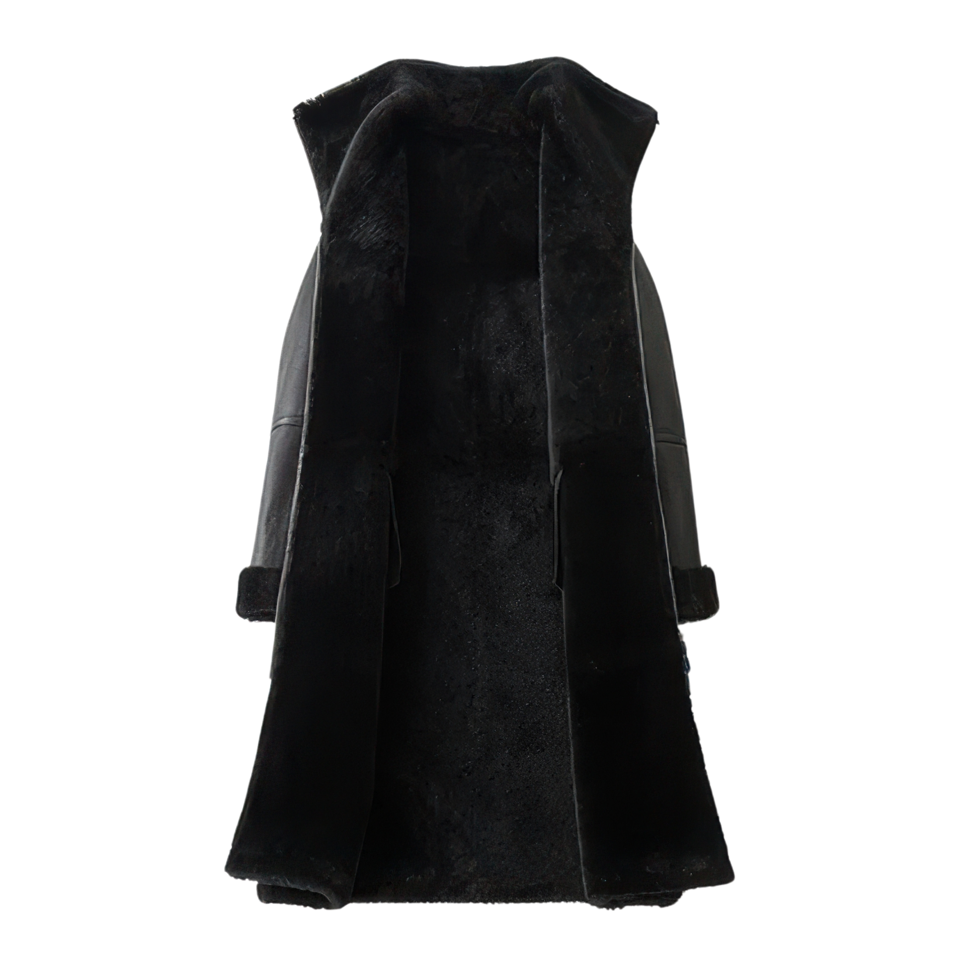 Manteau aviateur noir femme