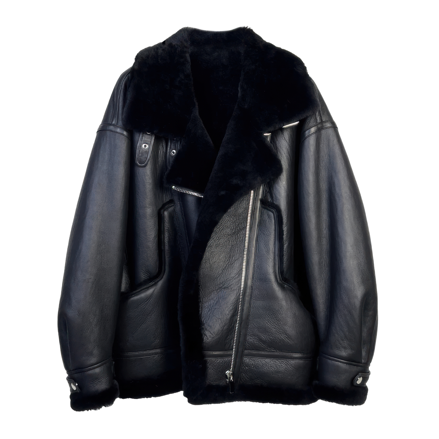 Manteau bombardier femme noir