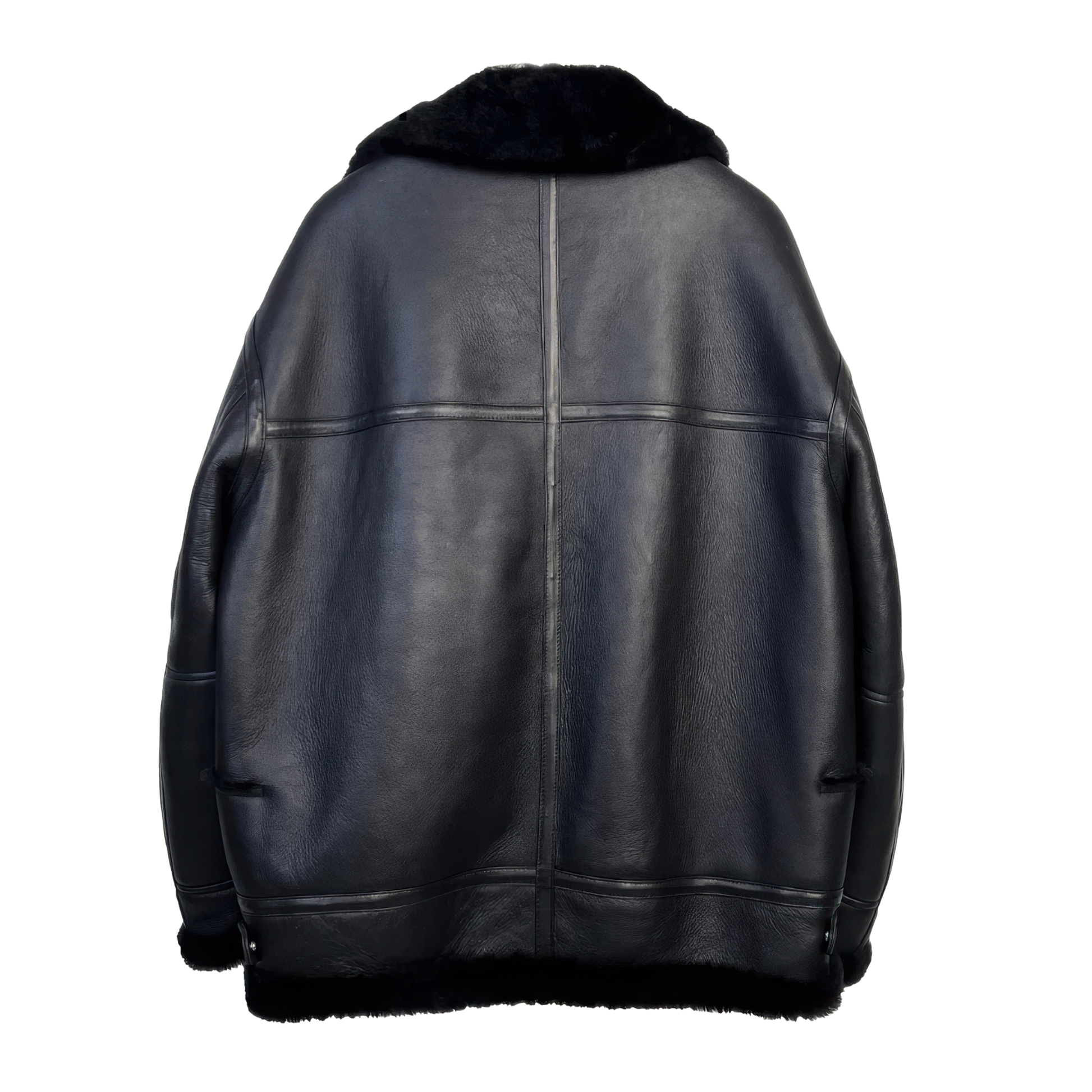 Manteau bombardier noir femme