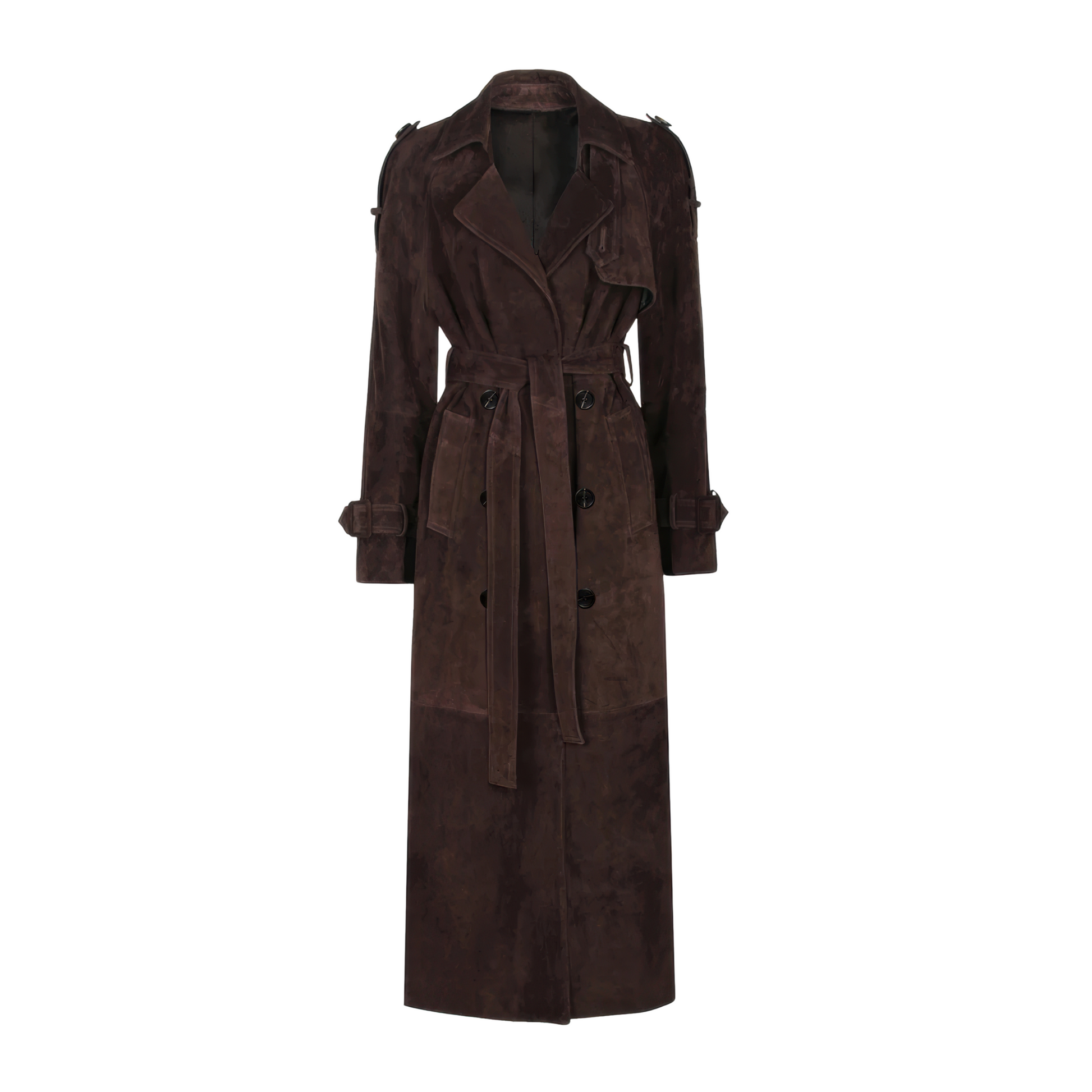 Manteau femme aviateur daim marron
