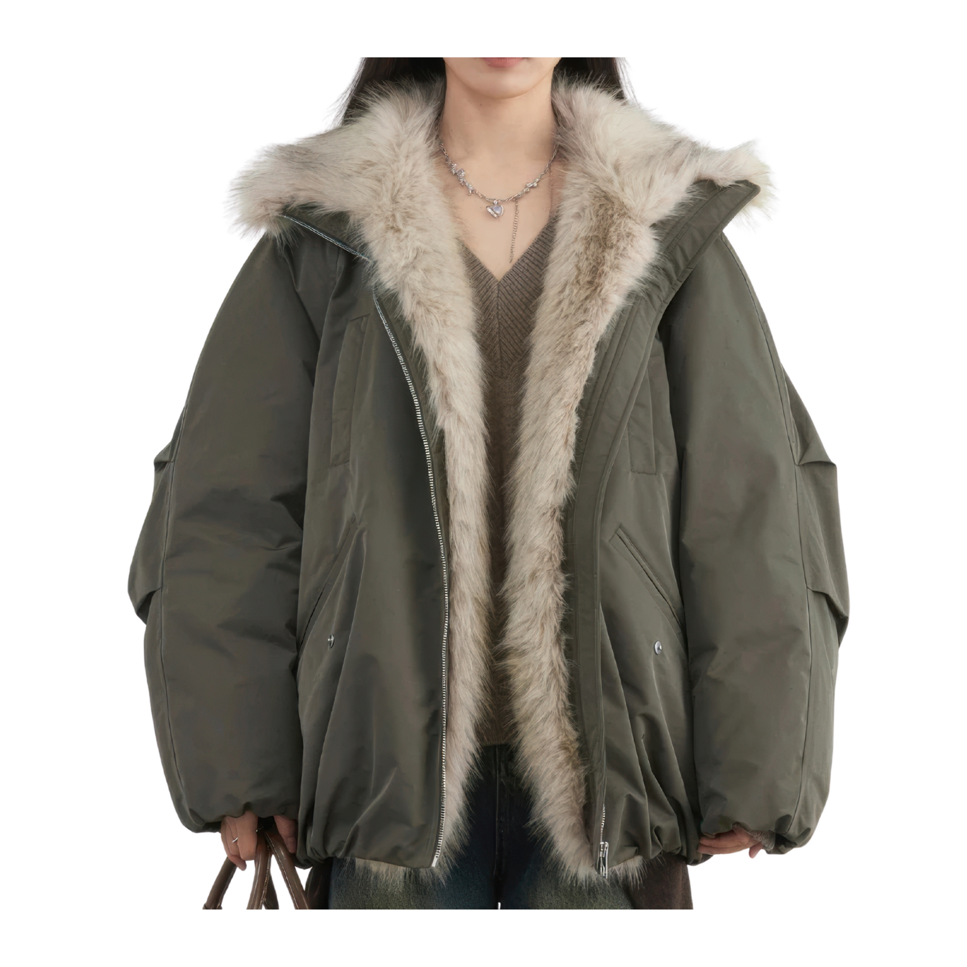 Manteau femme imperméable aviateur