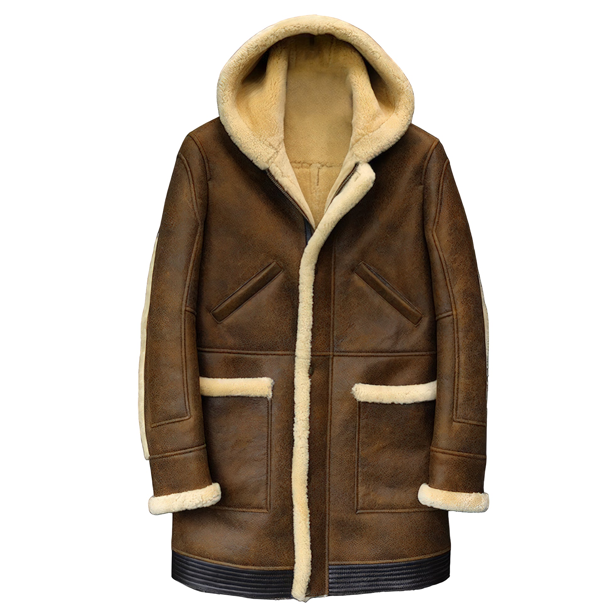 Manteau hiver homme style aviateur