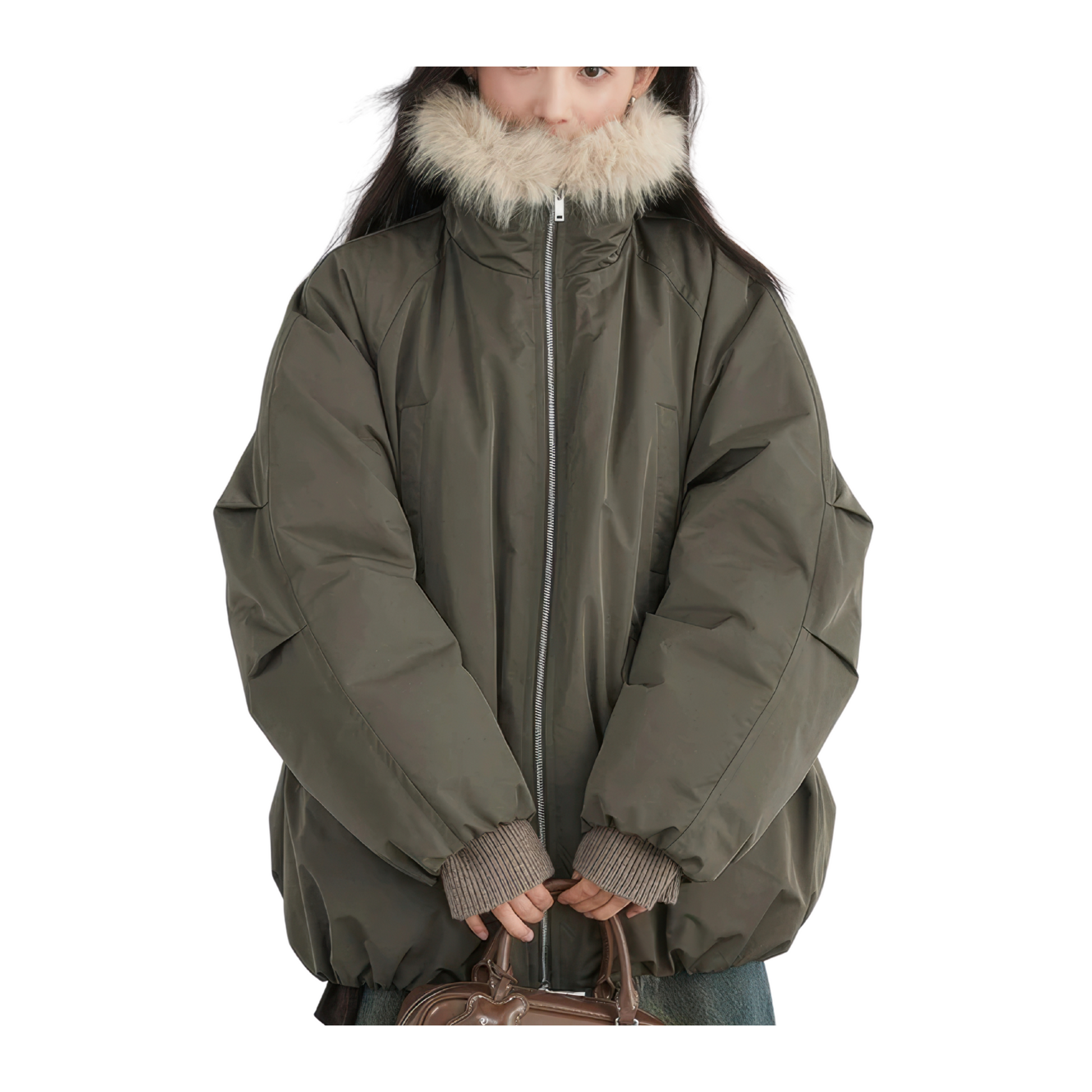 Manteau imperméable femme aviateur
