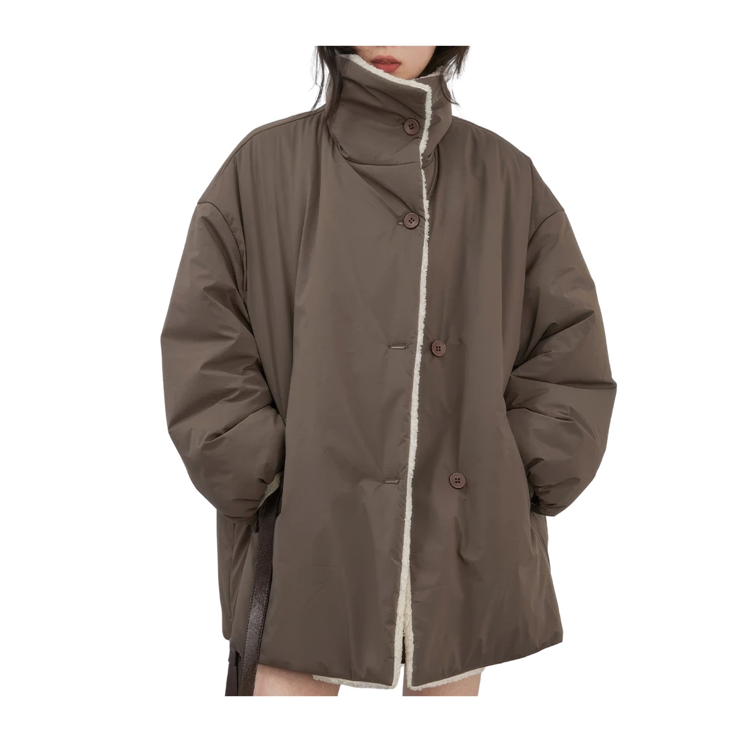 Manteau moumoute doublure