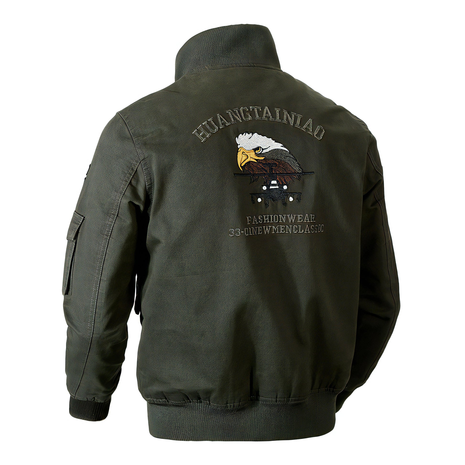 Military bomber flight jacket