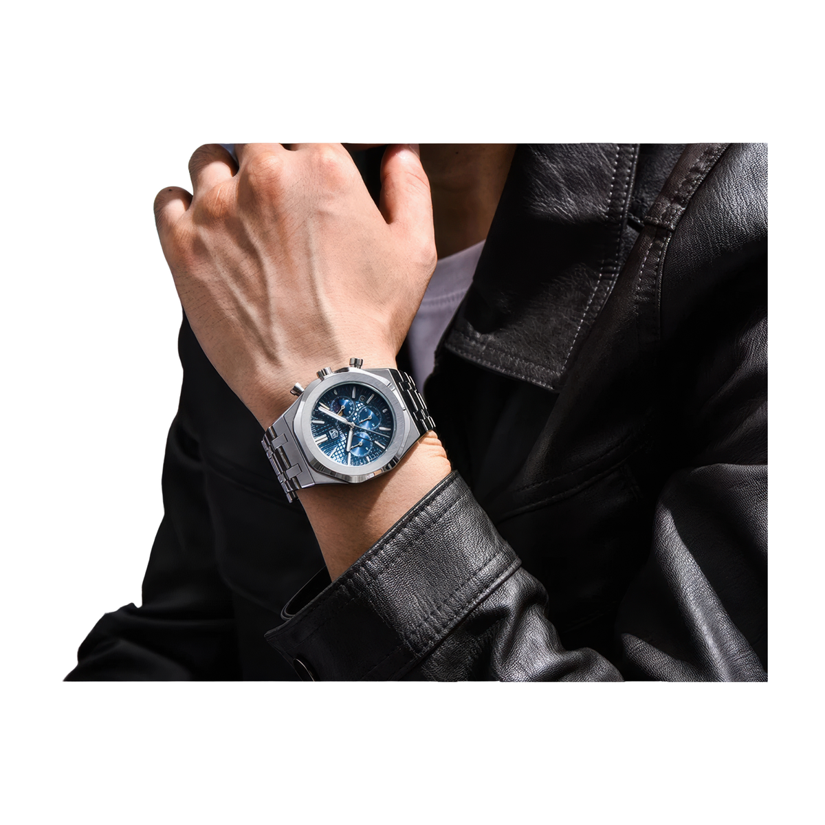 Montre acier chronographes