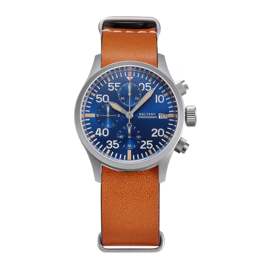 Montre aviateur bleu marine