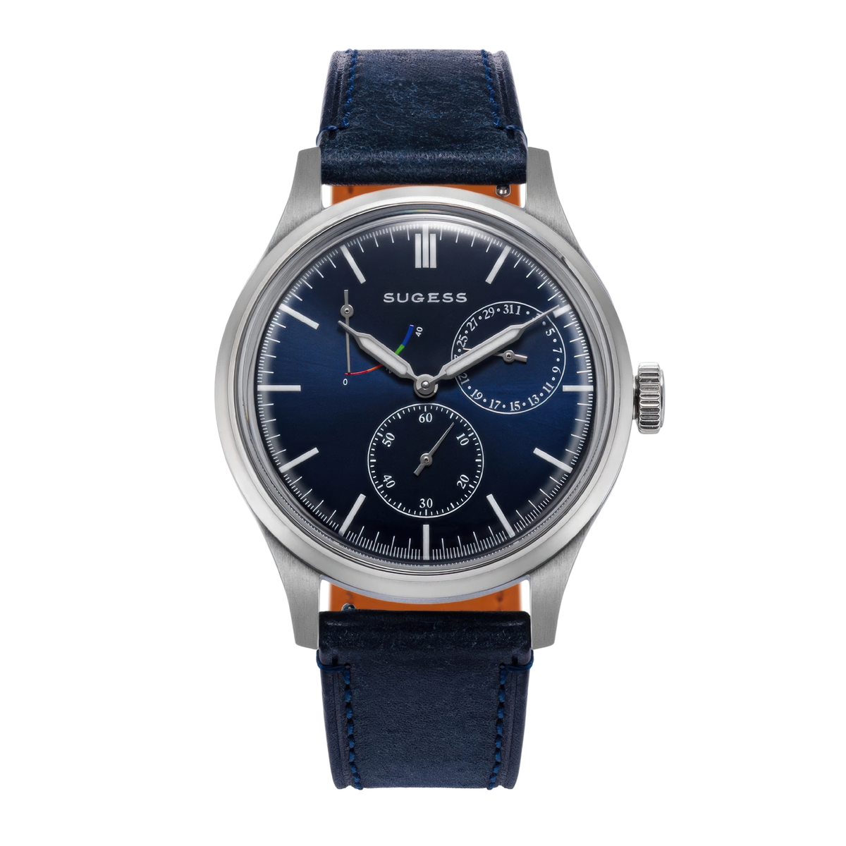 Montre bleu foncé homme