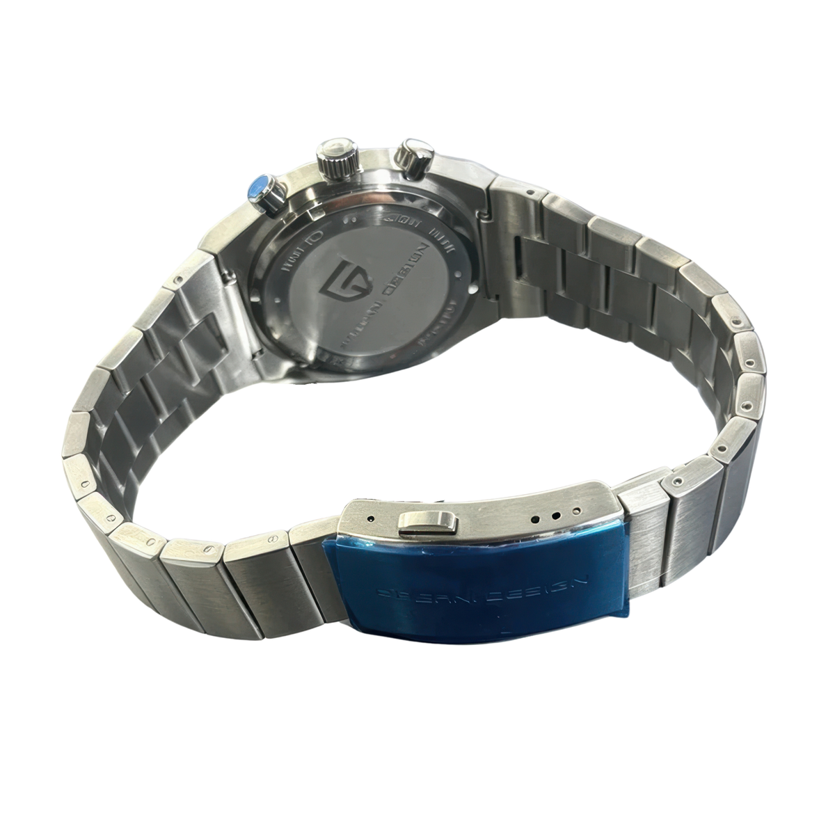 Montre chrono homme acier