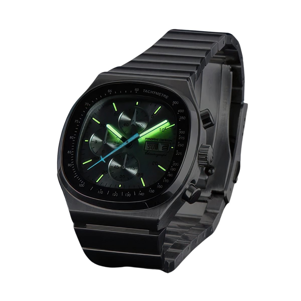 Montres chrono hommes acier