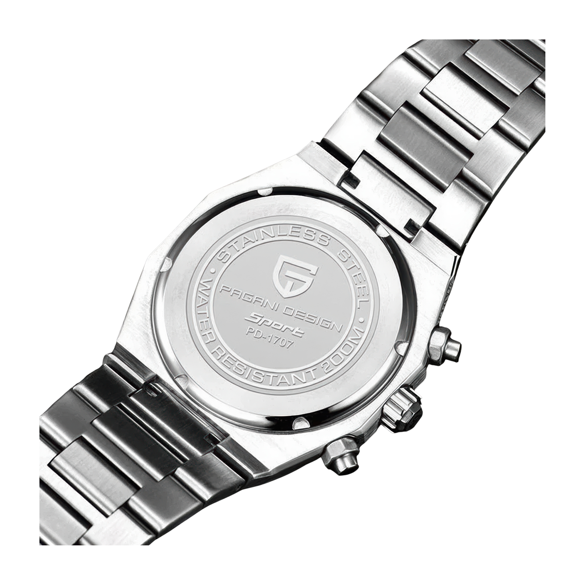 Montres chronographe homme acier