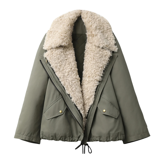 Parka fausse fourrure femme