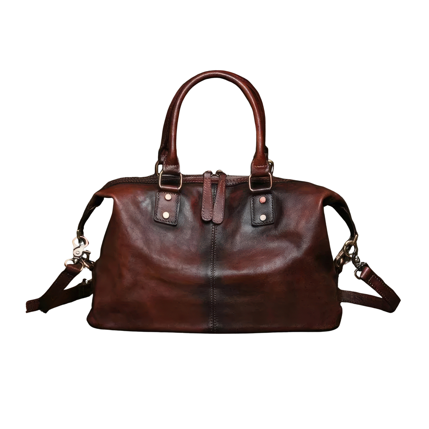 Sac de voyage en cuir vintage homme