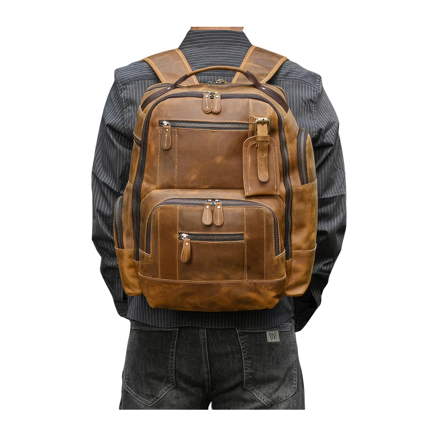 Sacs à dos cuir voyage hommes
