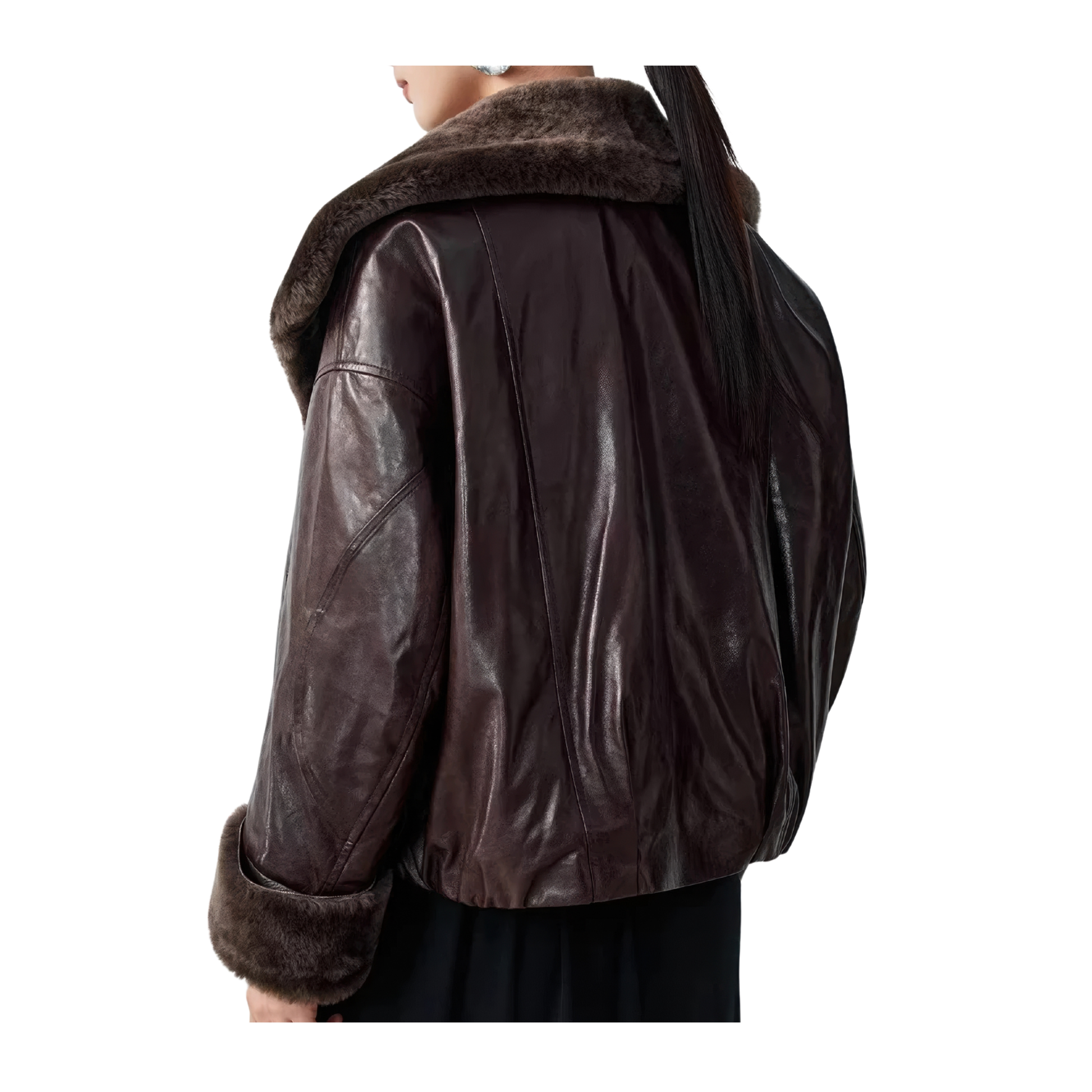 Shearling coats femmes