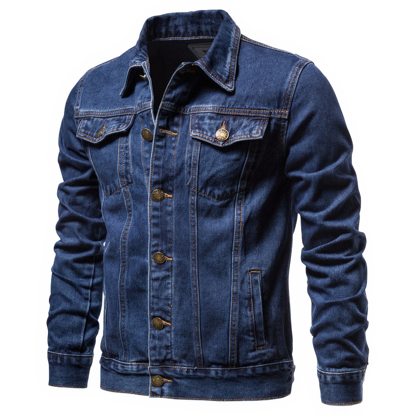 Tenue homme veste jean aviateur