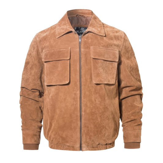 Veste aviateur daim