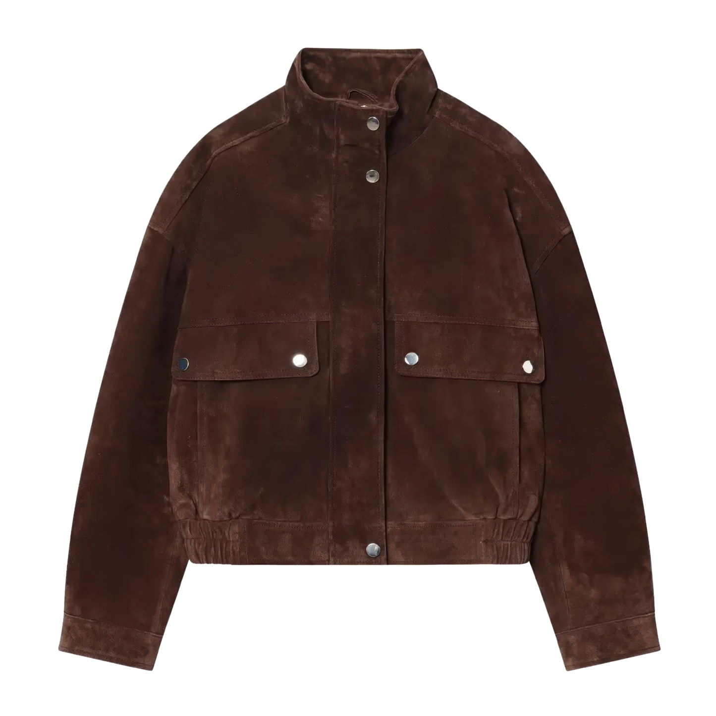 Veste aviateur femme marron
