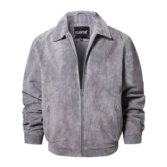 Veste aviateur grise