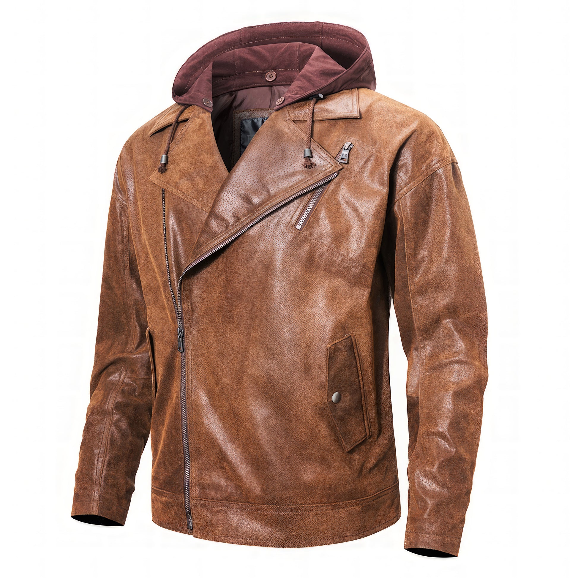 Veste aviateur homme marron