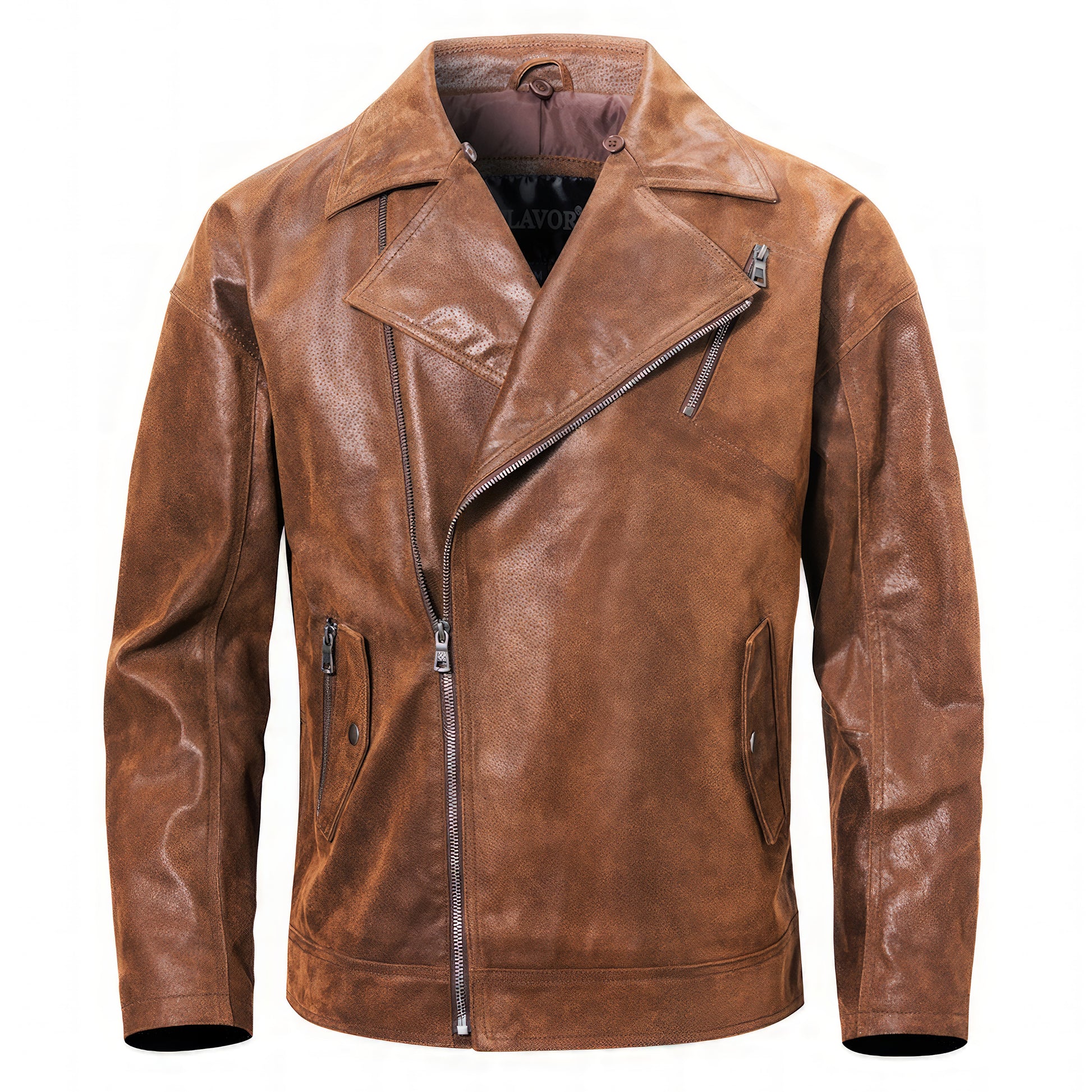 Veste aviateur marron homme