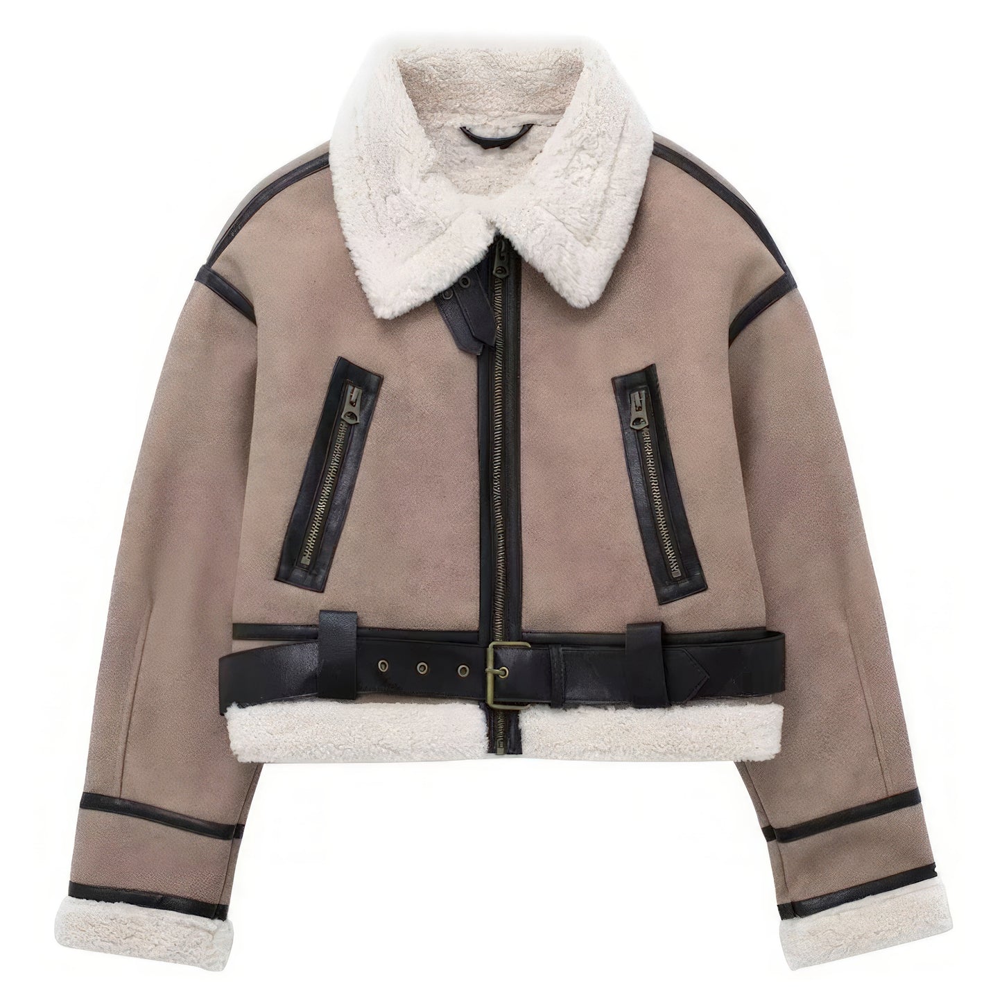 Veste bombardier beige