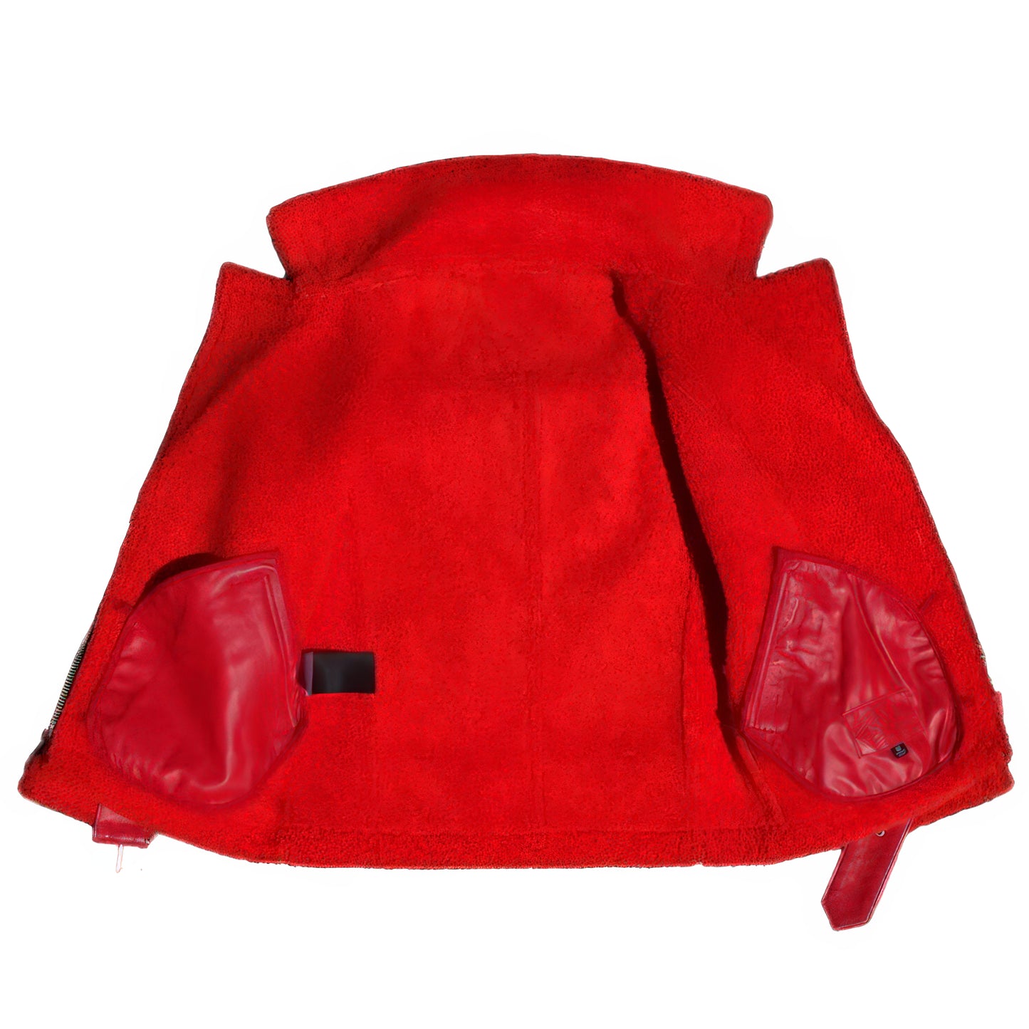 Veste bombardier femme rouge