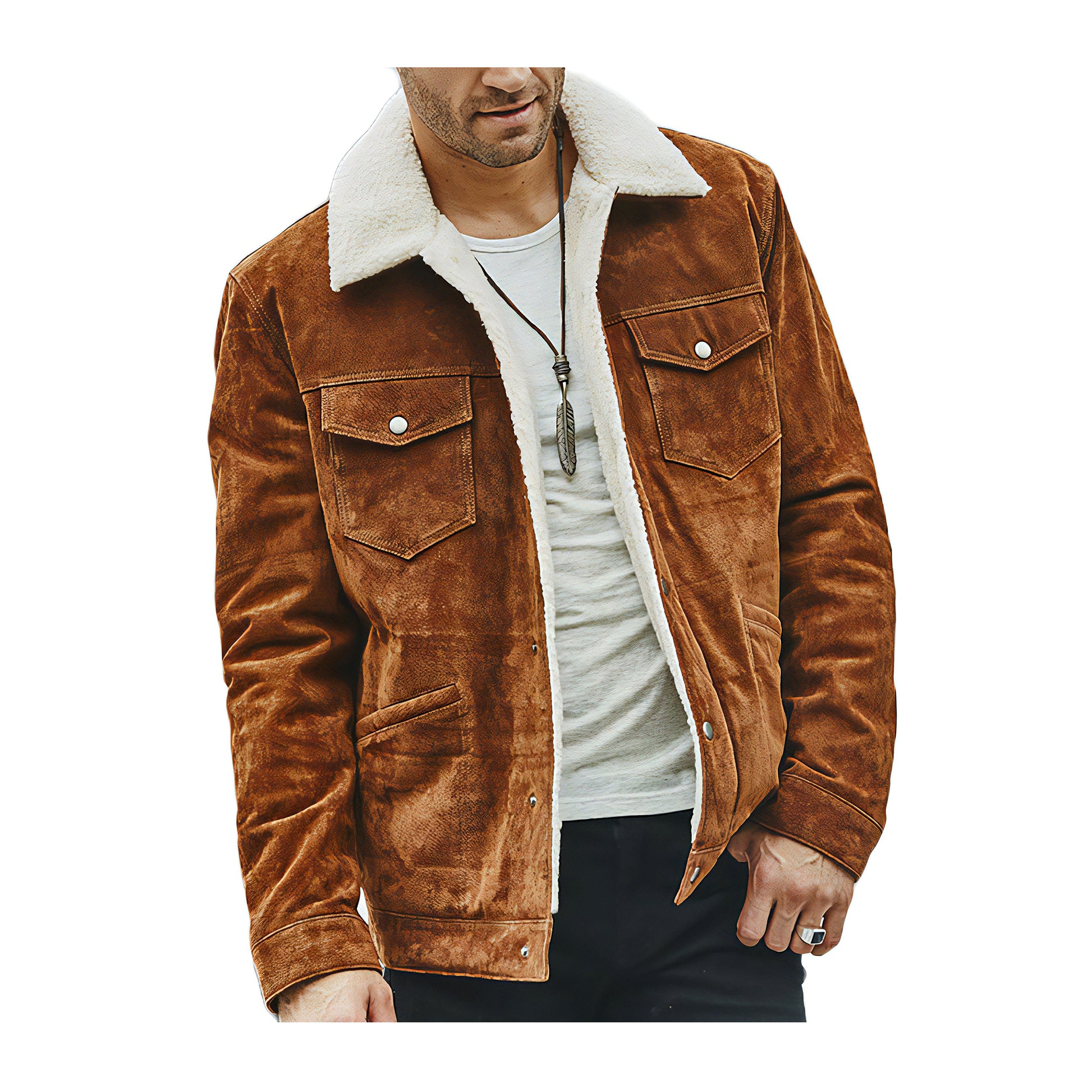 Mango Veste En Mouton RetournΓΒ© Homme Blouson Veste Blanche Femme