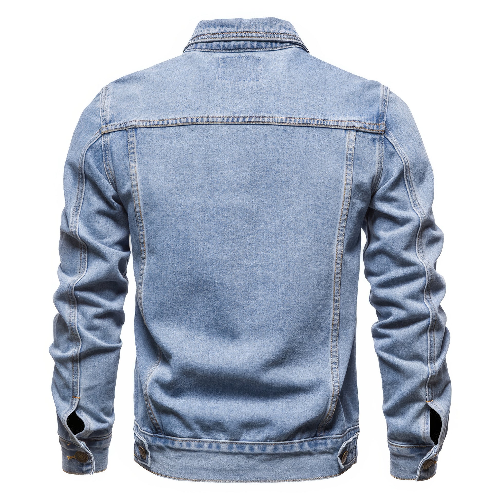 Veste en jean aviateur homme