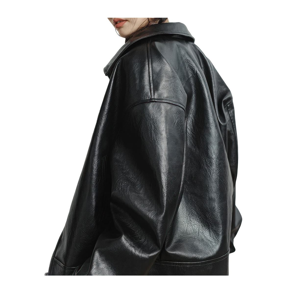 Veste femme aviateur noir