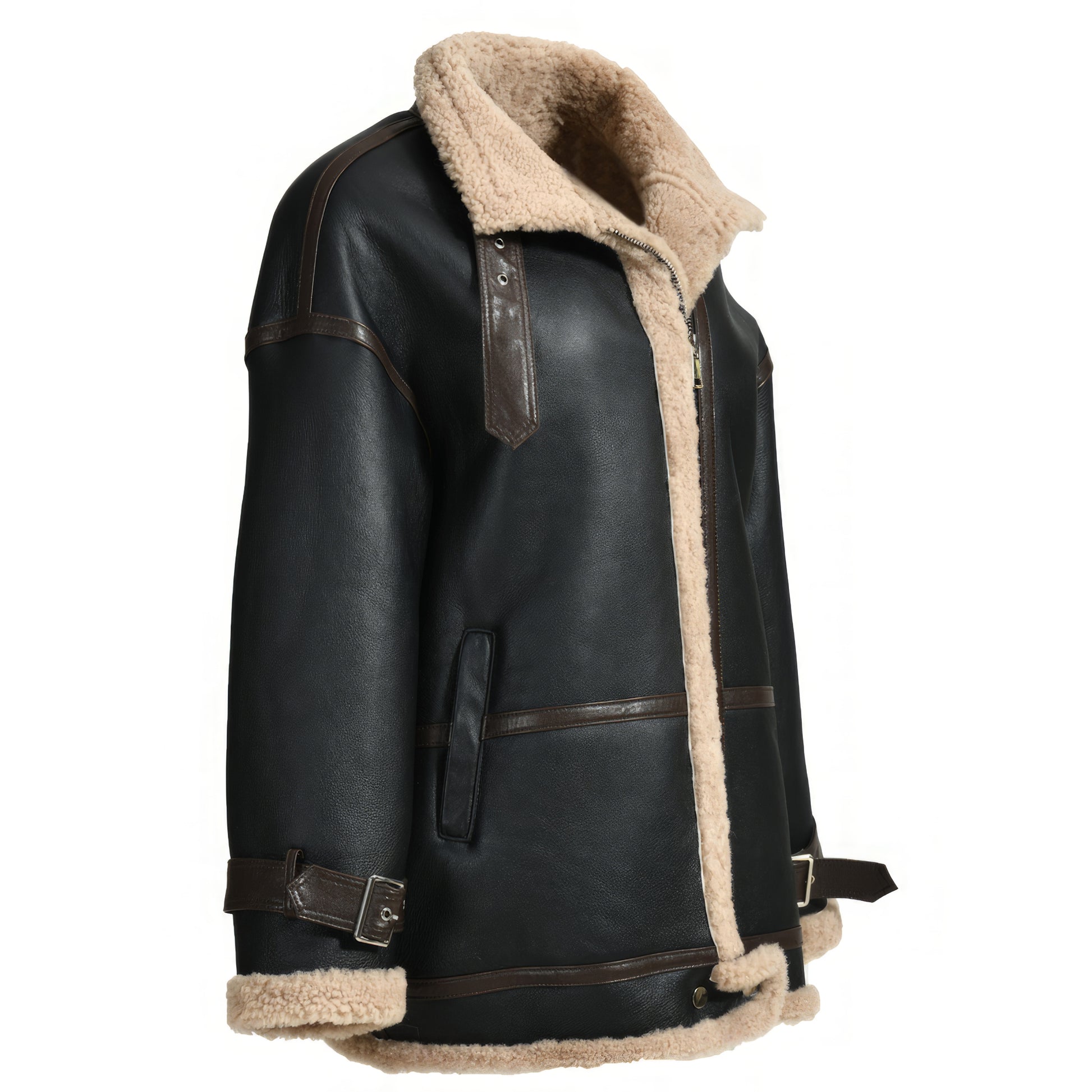 Veste femme cuir bombardier