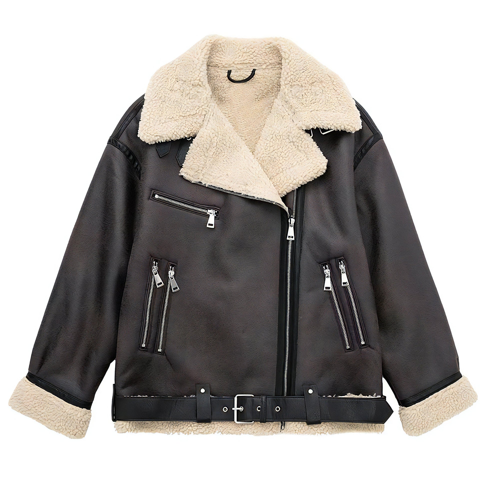 Veste Imitation Peau de Mouton - Main Image