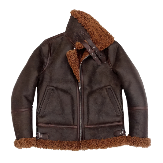 Veste shearling homme