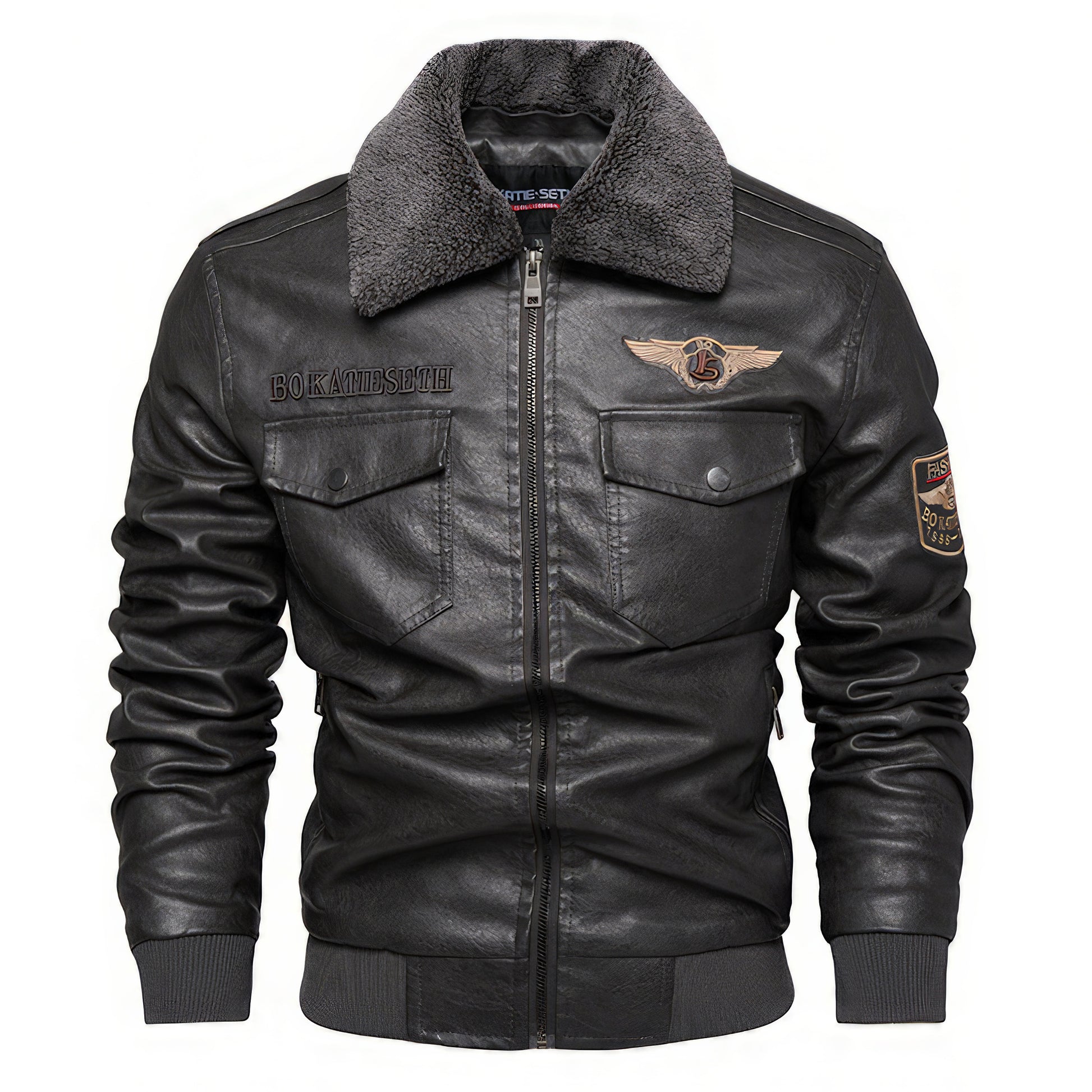 Vestes aviateur hommes simili cuir