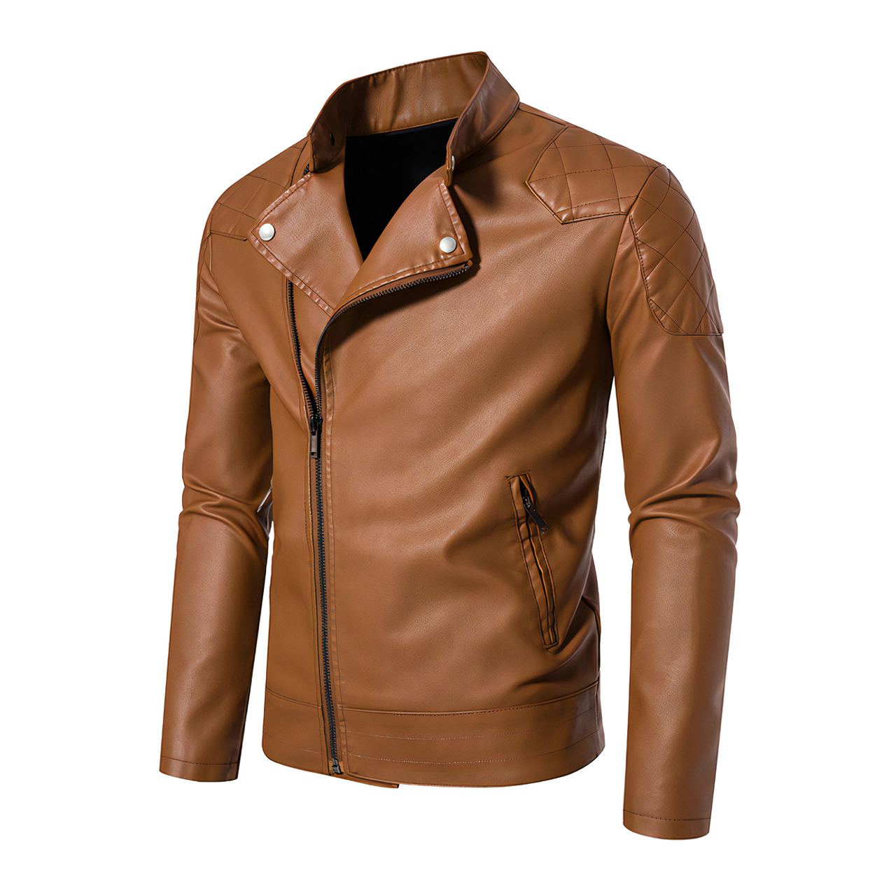 Blouson Aviateur Simili Cuir Hommes