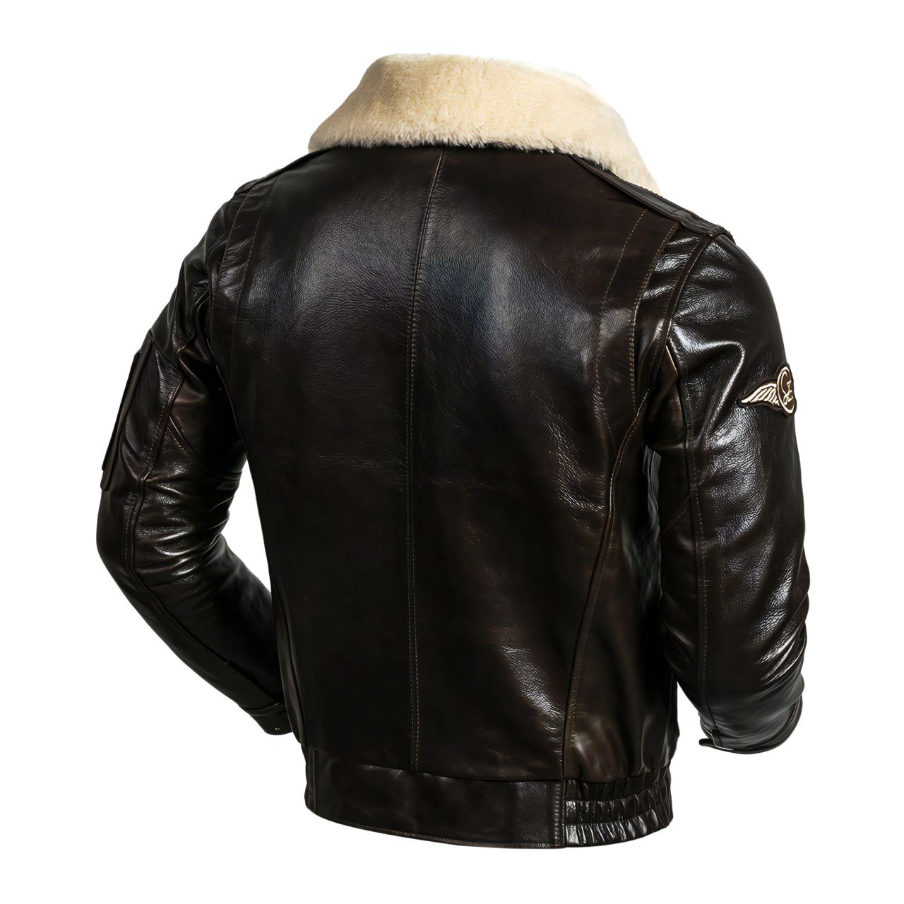 Blouson col fourrure online homme