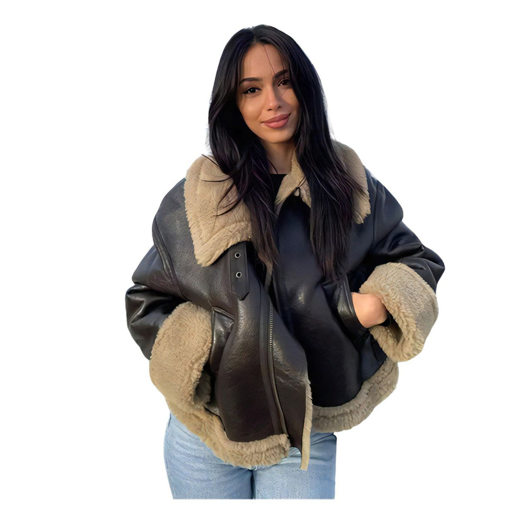 Veste Bombardier Femme Inspire New Look - Taille 20 - Gris - Avec Poches Et Zip