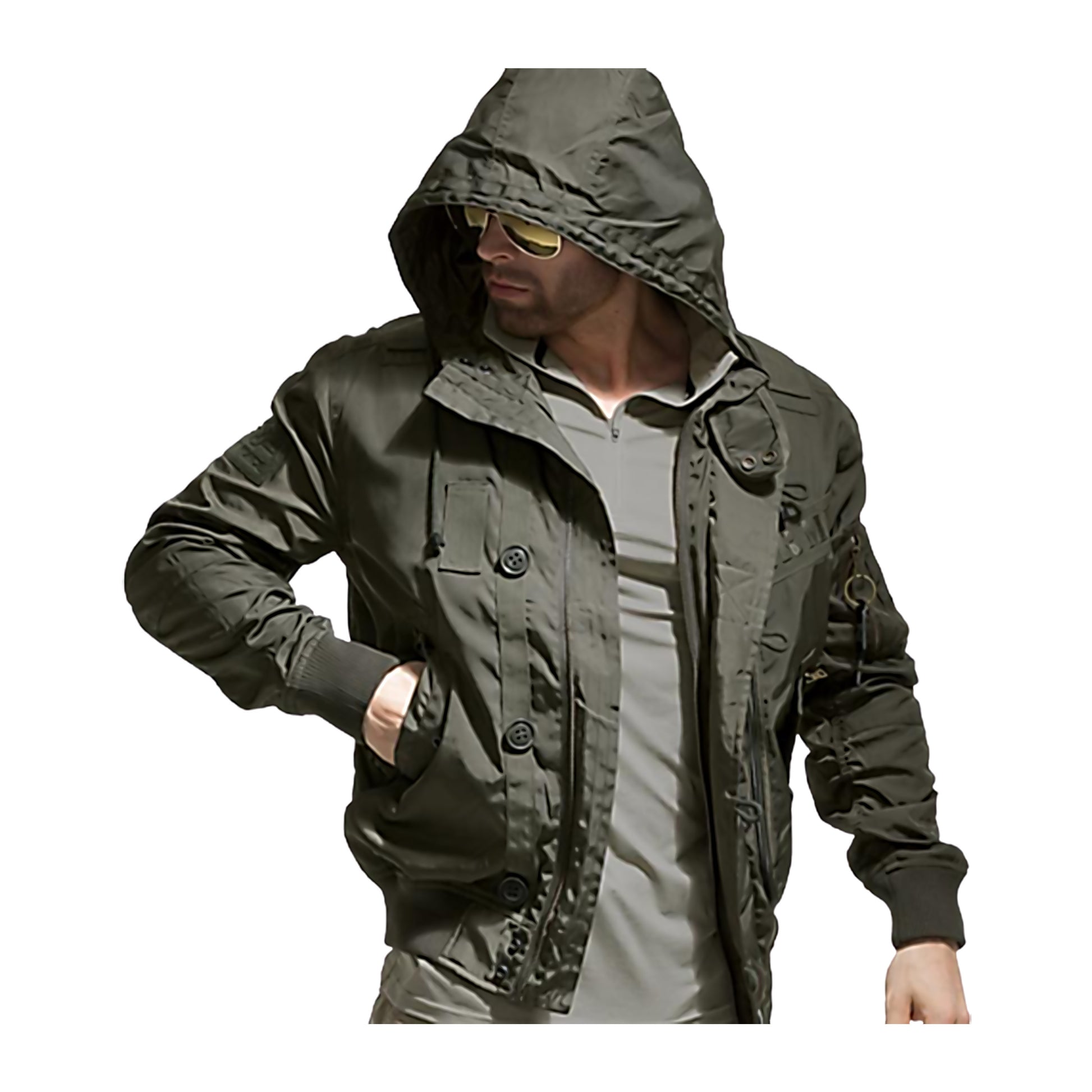 Bombers Capuche Homme