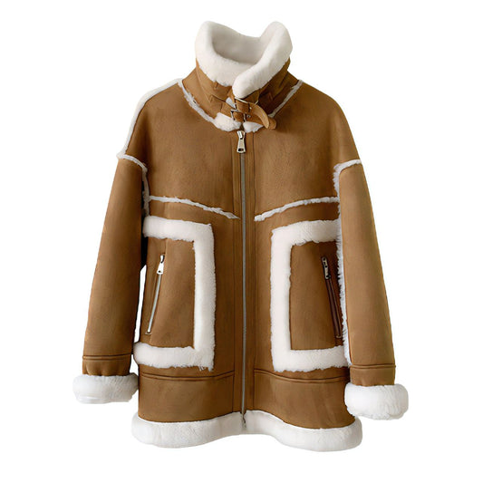 Manteau Laine Beige